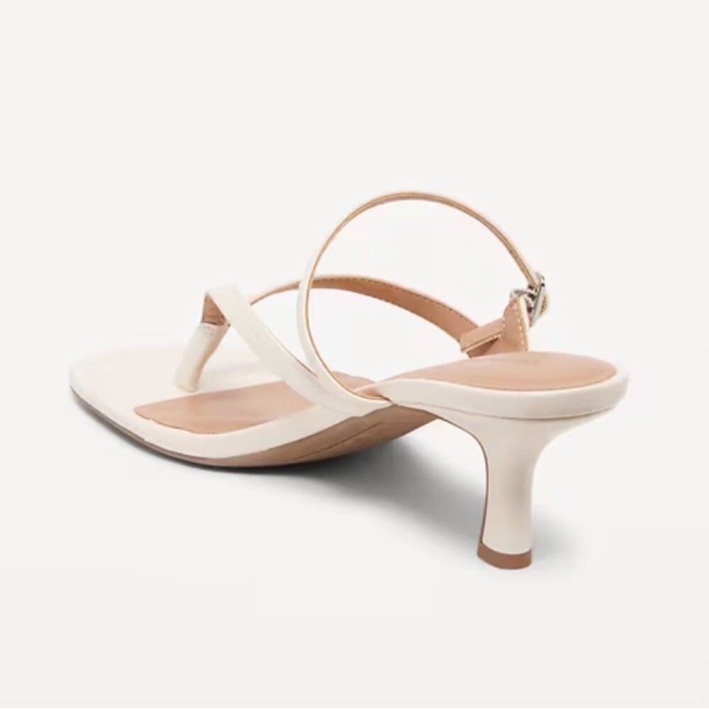Old Navy Cream Strappy Heeled Sandals - Picture 4 of 4